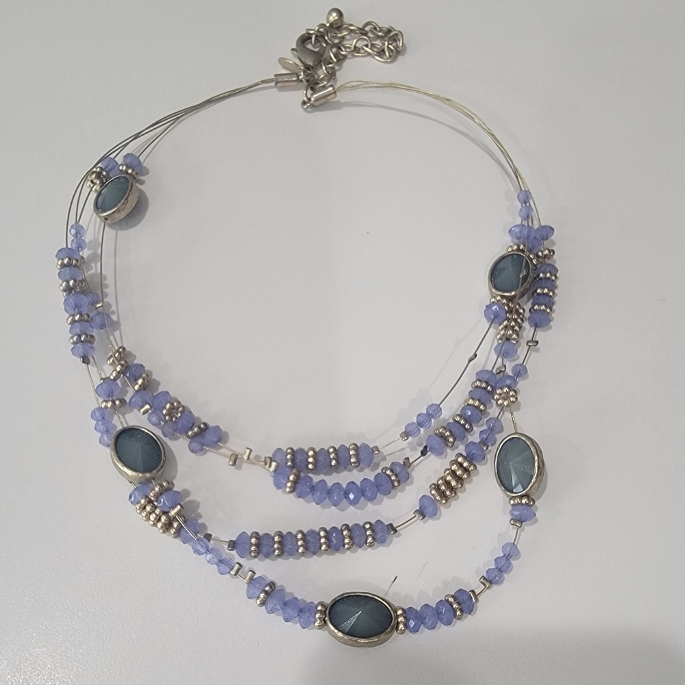 Chicos Necklace Blue
